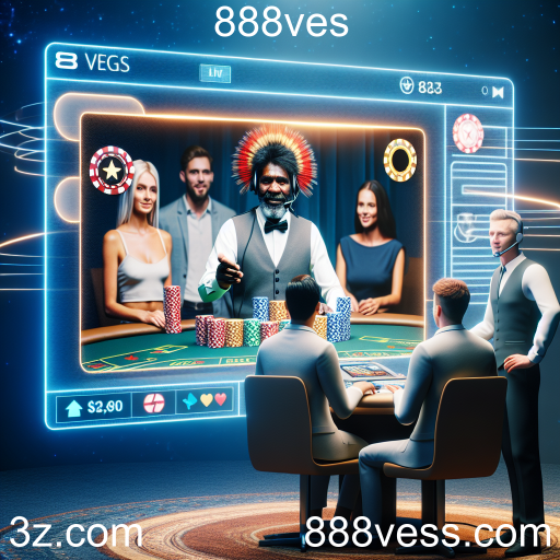 Experiência Imersiva com Cassino Ao Vivo no 888ves